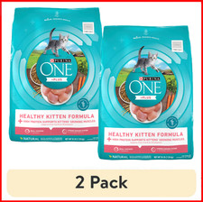 (2 pack) Purina ONE Plus, Healthy Kitten Formula, Dry Kitten Food, Chicken, 16 L picture