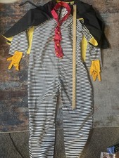 Vintage McDonalds Hamburglar Costume: Suit, Cape, Gloves, & Tie Halloween READ picture