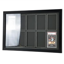 Bivitre Graded Card Display Frame - Compatible with PSA, CGC 10 slabs, Black picture
