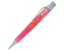 Retro 51 Tornado Acrylic RB Pen, Cosmic Swirl Pink & Orange, Brand New & Sealed picture