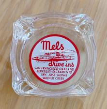 ca. 1950's-60's Mels Drive In Ashtray 7 locations SF Oakland Salinas San Jose CA picture