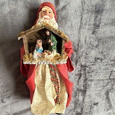 Possible Dreams Clothtiques Artist Designed Santa Claus Nativity Figurine 713150 picture