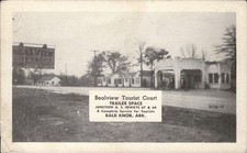 Bealview Tourist Court Trailer Court Bald Knob Arkansas Vintage Postcard picture