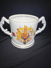 Aynsley Loving Cup 1981 Charles Diana Royal Wedding Family Tree Bone China picture