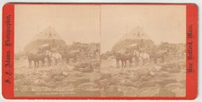 TIP TOP HOUSE - CARRIAGES/PEOPLE - MT WASHINGTON WHITE MOUNTAINS NEW HAMPSHIRE picture