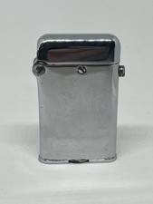 VINTAGE THORENS SILVER SINGLE CLAW PUSH BUTTON LIGHTER MADE IN SWITZERLAND picture