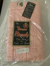 Vintage 60's Dorma Sheet Homely Cosy Flannelette Sheet Pink 90 x 100 picture