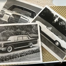 Lot Original Period Photo Foto Press Mercedes Benz 300SE 1963 280SE 1970 German picture