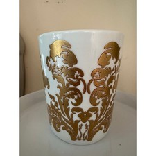 Vintage Gold Gilded Floral China embossed ornate cup picture