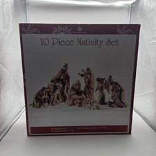Sam's Club Member's Mark Nativity Set 10 Pc Set with Box and Packaging Mint picture