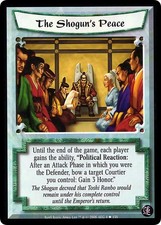 The Shogun's Peace - Rise of the Shogun - Legend of the Five Rings CCG picture