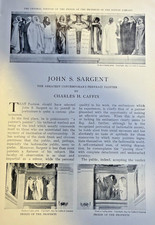 1903 Artist John S. Sargent llustrated picture