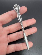 Antique Victorian Sterling Silver Mini Letter Opener 4” picture