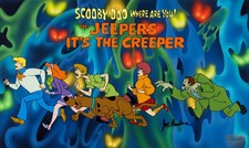 Scooby Doo:Jeepers It's The Creeper-LE Painted Cel-Signed Barberra/Singer picture