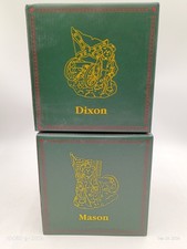 Boyds Bears Mason Pride of The North & Dixon Pride of the South Figurine Set picture
