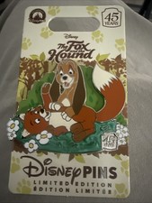 2026 Disney Parks Pin Fox & The Hound 45th Anniversary Tod, Copper LE 3000 picture