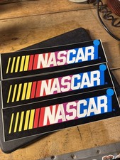 Vintage NASCAR Logo Sticker Decal Lot of 3 NOS Racing Memorabilia 1990s picture