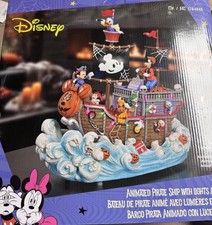 Disney Halloween Animated Pirate Ship with Lights And Music Mickey Mouse picture