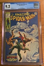 Amazing Spider-Man # 74 (1969) CGC Universal 9.2 OFF-WHITE TO WHITE Pages picture