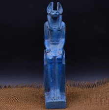 Egyptian Artifacts A Rare Authentic Pharaonic Statue Of Egyptian God Anubis BC picture