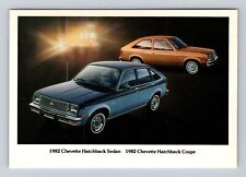 1982 Chevrette Hatchback Seda, 1982 Chevrette Hatchback Coupe, Vintage Postcard picture