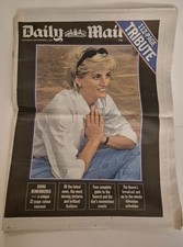 The Daily Mail UK Newspaper September 6th 1997 Princess Diana 112 pg. Tribute picture