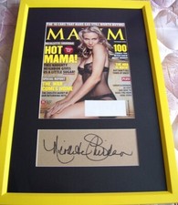 Nicollette Sheridan signed autograph framed Maxim cover JSA Desperate Housewives picture