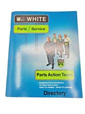 Vintage White Motor Truck Parts Service Directory Brochure Original picture