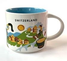 Starbucks Switzerland Coffee Mug You Are Here 2023 YAH Series 14oz Unused Mint picture