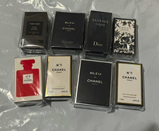 CHANEL Perfume Miniature Lot: No.5 Bleu de Chanel, Dior Sauvage, Tom Ford picture