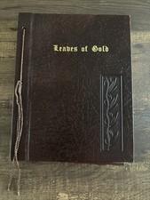 Vintage Leaves Of Gold Anthology Of Prayers Memorable Phrases Inspirational Book picture
