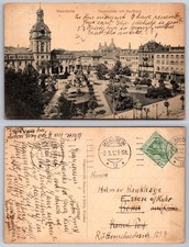 Mannheim Germany Paradeplatz Kaufhaus Postcard picture
