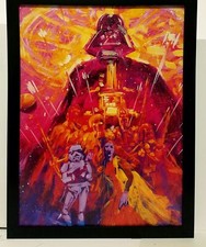 Star Wars Empire Strikes Back by Noriyoshi Ohrai 9x12 FRAMED Art Print Movie Pos picture