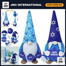 Set of 2 Hanukkah Gnomes - Festive Jewish Holiday Decor for Home Tabletop picture