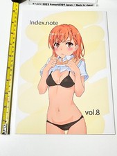 yuuichi tanaka railgun doujinshi taiko no tsuki Index note 8 art book misaka picture