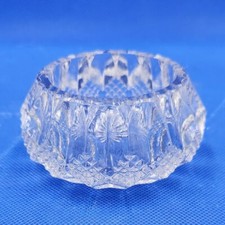 ANTIQUE EALY AMERICAN PATTERN GLASS SALT CELLAR 1914'S picture