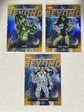 2026 Topps Chrome Marvel The Beyond GOLD /50 Lot Hulk She-Hulk Beyonder picture