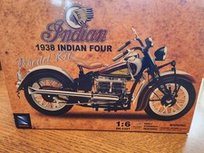  1938 Indian Four Model Kit By New Ray Toys In 2004,1:6 Diecast,New In Box picture