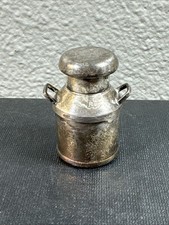 Antique Rare Sterling Miniature figural milk can🔥milk Churn by Wolfgang Schroth picture