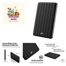 Silicon Power 4TB Rugged Portable External SSD USB 3.2 Gen 2 .2 with USB-C to... picture