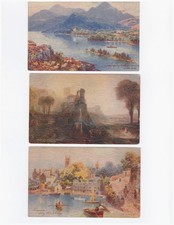 LOT OF FIVE VINTAGE TUCK'S OILETTE UNPOSTED POSTCARDS picture
