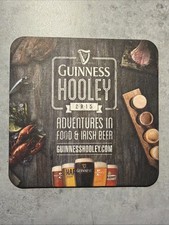 2014 Guinness Beer Mat Coaster Beermat BBCS X1999 USA Hooley Harp Kilkenny picture