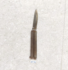 WW2 Antique Rat Brand Unique Foldable Steel Blade Steel Handle Old Knife KN348 picture