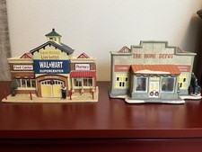 Vintage Christmas Village Lot The Home Depot Garden Center Walmart Supercenter picture