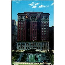 Penn-Sheraton Hotel Pittsburgh's Favored Hotel Vintage Postcard SPV14 picture