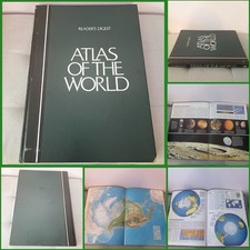 Vintage Reader’s Digest Atlas Of The World Book 1987 Hardcover picture