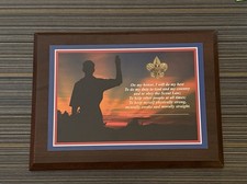 Boy Scouts Of America Scout Oath Plaque BSA New Discontinued  picture