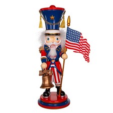 Kurt Adler 15-Inch Hollywood Americana Nutcracker, Blue picture