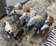 Schleich Horse Lot Of 7 Assorted VTG 2001-2006 picture