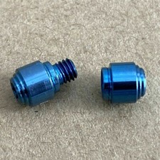 Blue Titanium Custom Thumb Stud For 535 Benchmade Bugout Series Knives picture